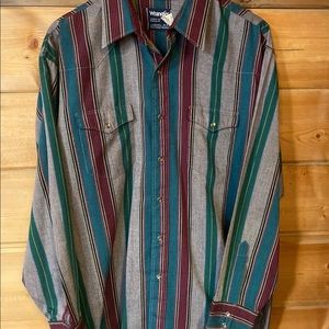 Vintage Wrangler Button Up